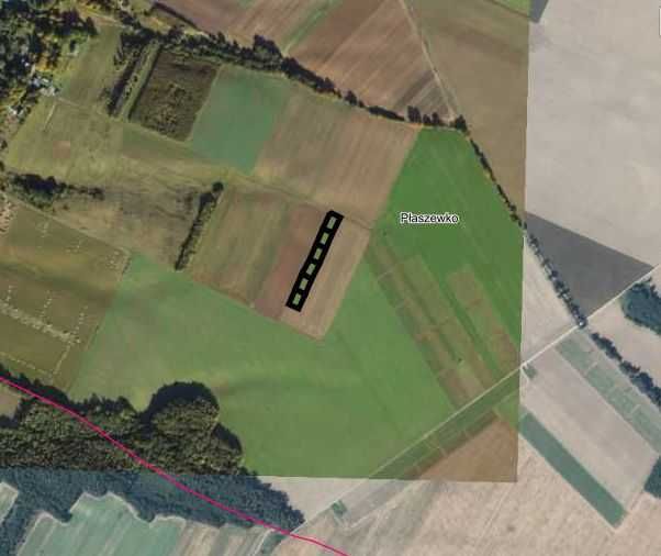 Działka budowlana 1060 m² Płaszewko, tylko 10km od Słupska - Widok 5
