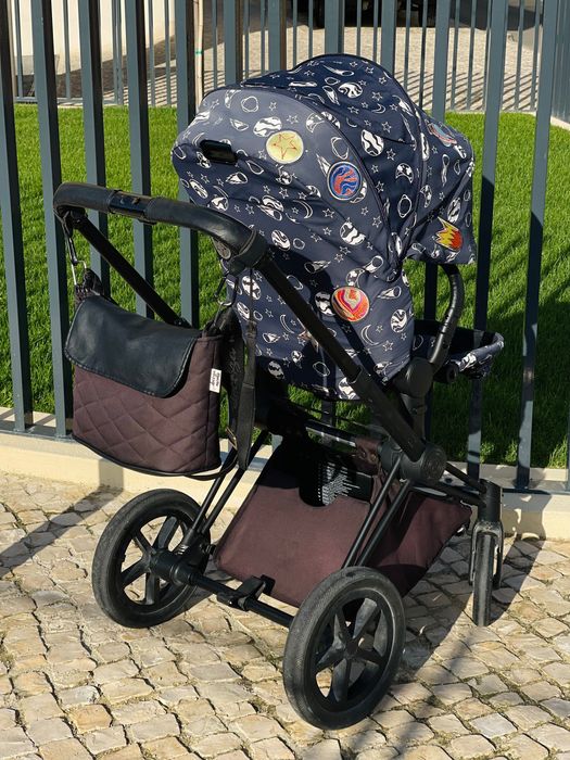 Carrinho de bebé Cybex Priam Platinum Lux Space Rocket All-Terrain