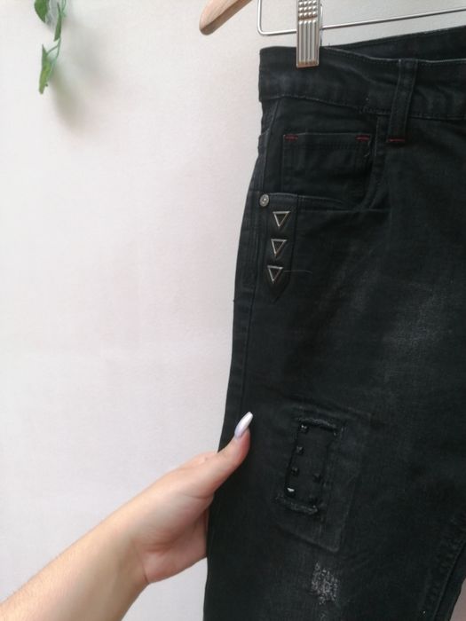 Calças De Ganga Pretas de Rapaz