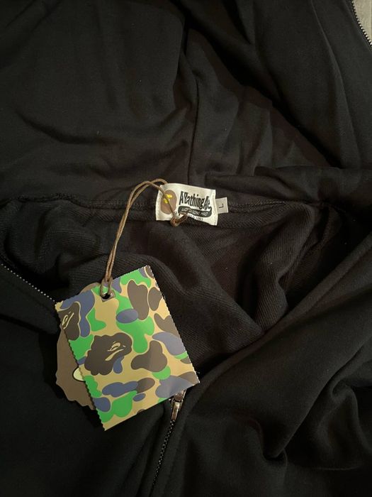 Кофта Bape чорно-сірого кольору