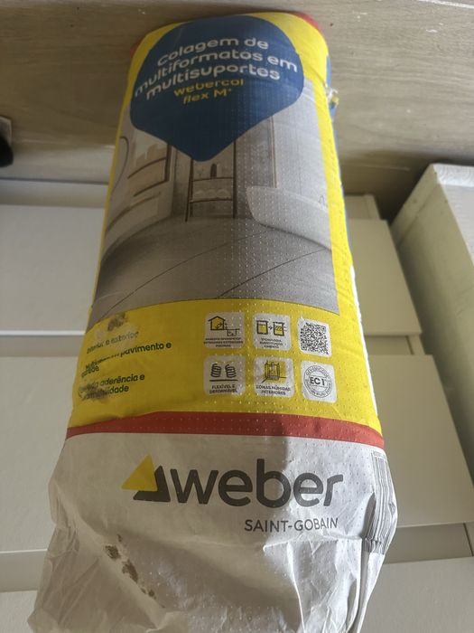 Cimento cola webercol flex M 25kg