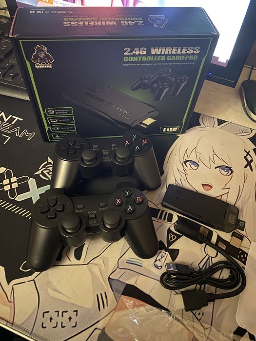 Ретро ігрова консоль 4K HD вихід 2,4G подвійний 64 ГБ Game Controller