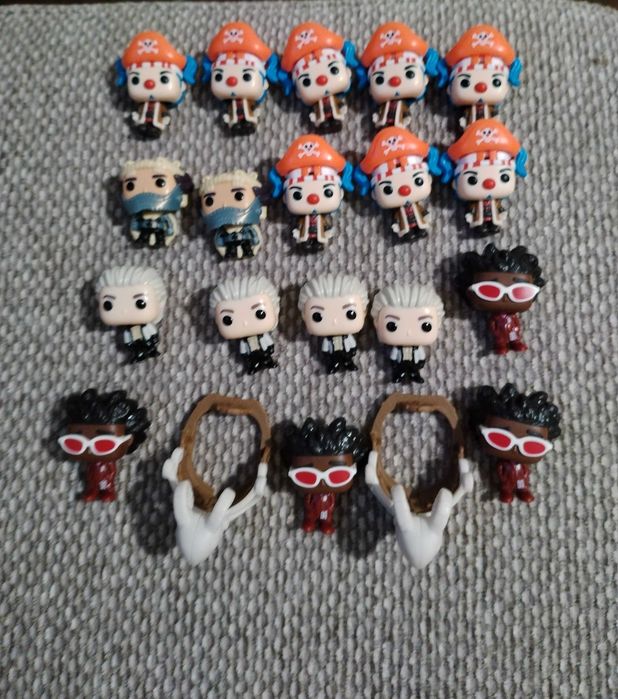 Bonecos one piece kinder joy