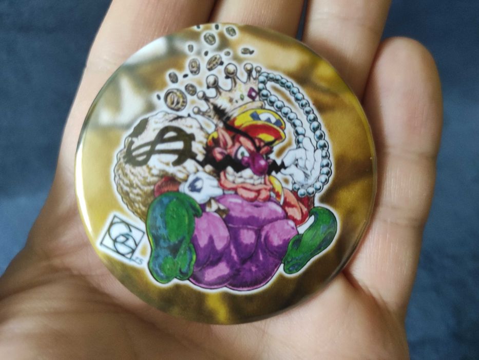 Przypinka Wario Land 58mm