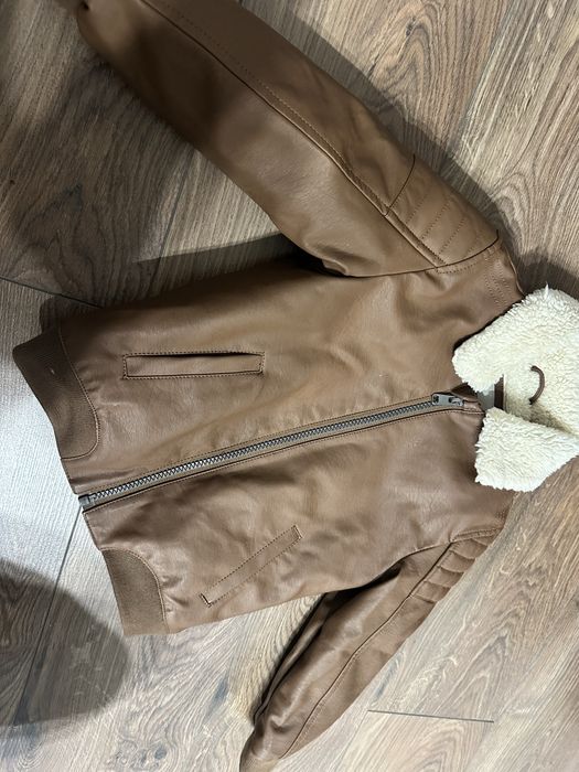 Кожанка для хлопчика. Демісезонна куртка 104р 110р