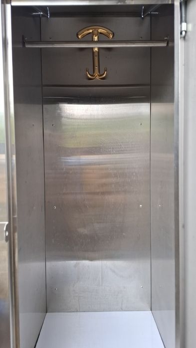 Conjunto de 4 cacifos de 2 portas/1 corpo inox