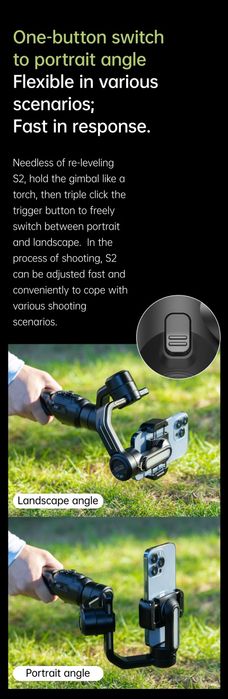 Estabilizador Aochuan Smart S2 Gimbal Para Smartphone SELADO