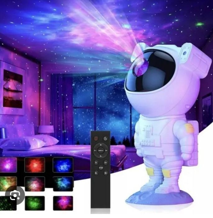 Ночник проектор детский астронавт.нічник дитячий астронавт