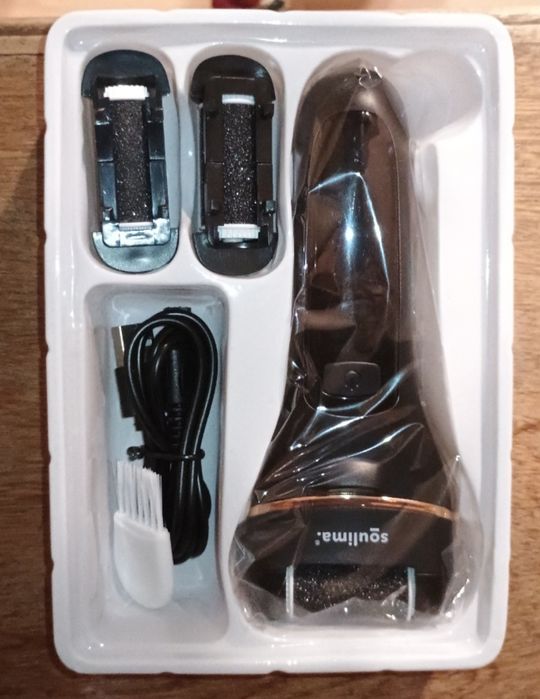 Zestaw Pilnik Elektryczny do Pielęgnacji Stóp Pięt Pilnik Nasadki hit