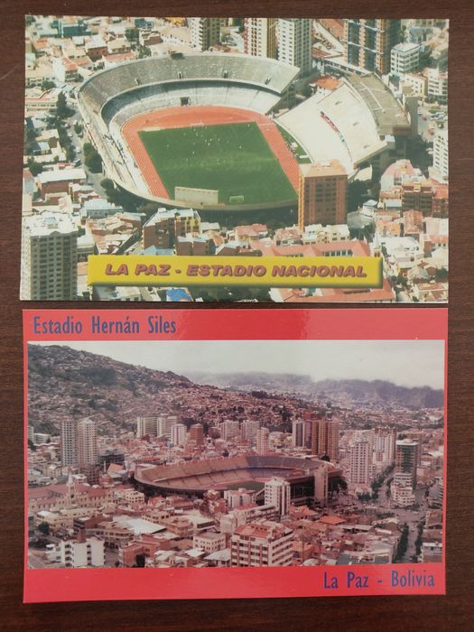 Postais estádios de Bolívia