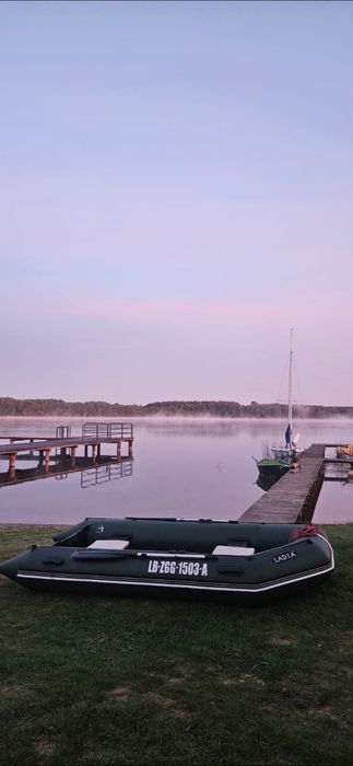 Ponton 330 , silnik zaburtowy, akumulator kpl