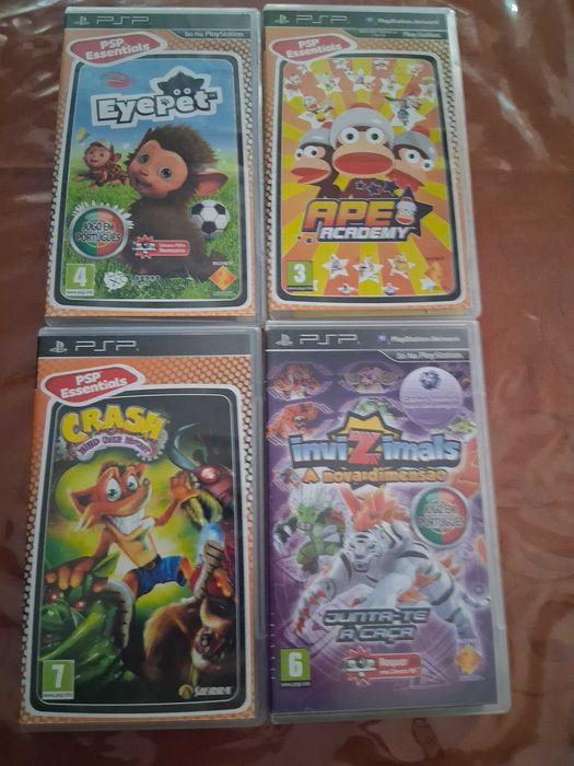 Jogos variados para PSP