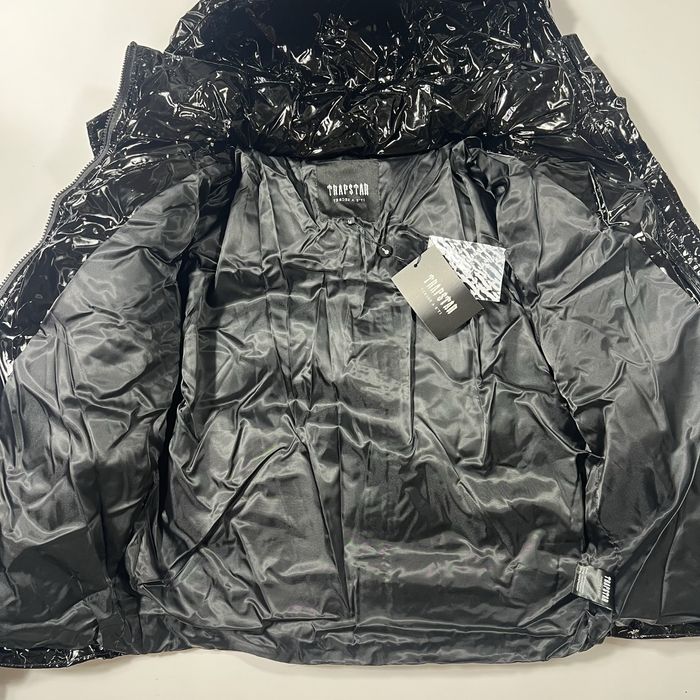 Пуховик Trapstar S-XL пухан трепстар на зиму глянцевий пуховик drill