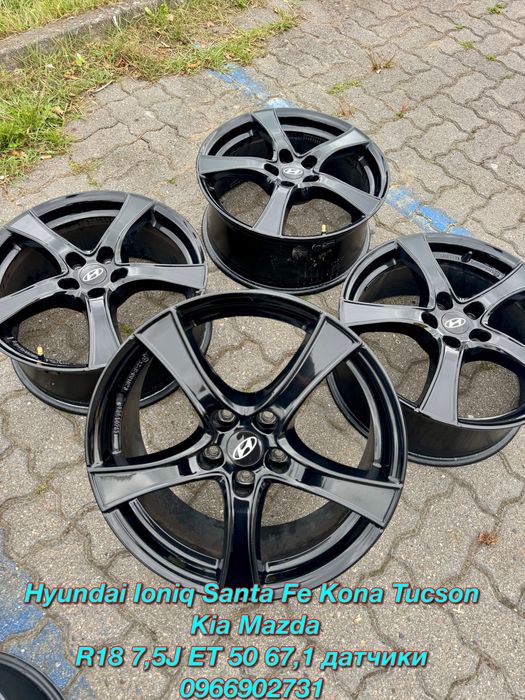 Диски 18 R18 5 114,3 Hyundai Хюндай Хундай Santa Fe Санта фе кона kona niro ніро туксон tucson sportage соната sonata optima mazda k5 соренто sorento