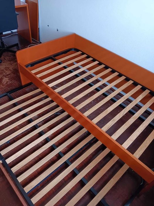 cama de solteiro com cama-gavetão