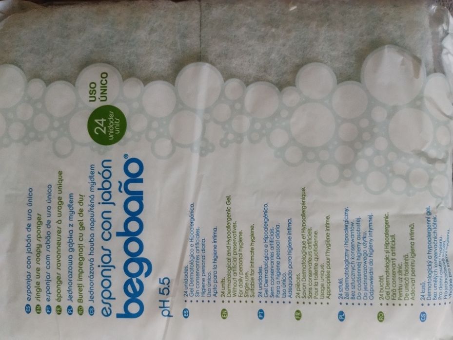 Zestaw dla Seniora podkłady chusteczki myjki