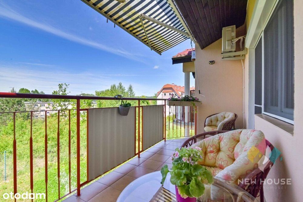 Słupy, dwupoziomowe mieszkanie, balkon, m.post.
