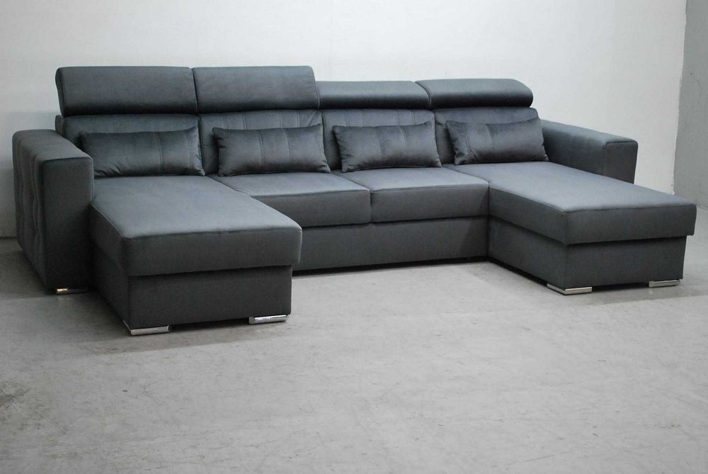 RLO Nowy narożnik U f.spania + 2 pojemniki rogówka, salon poczekalnia