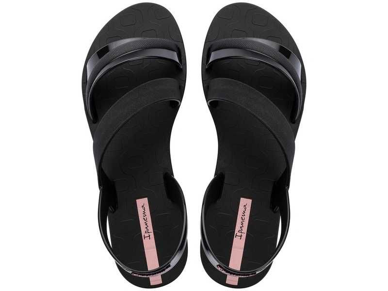 Ipanema buty sandały damskie Vibrant modne wygodne czarne