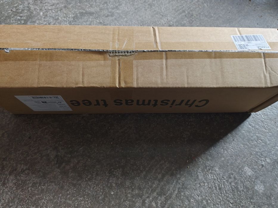 Árvore de Natal com efeito Neve