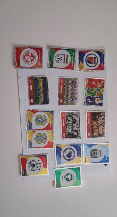 Lote 14 Cartas Brilhantes Especiais Panini Mundial 2026