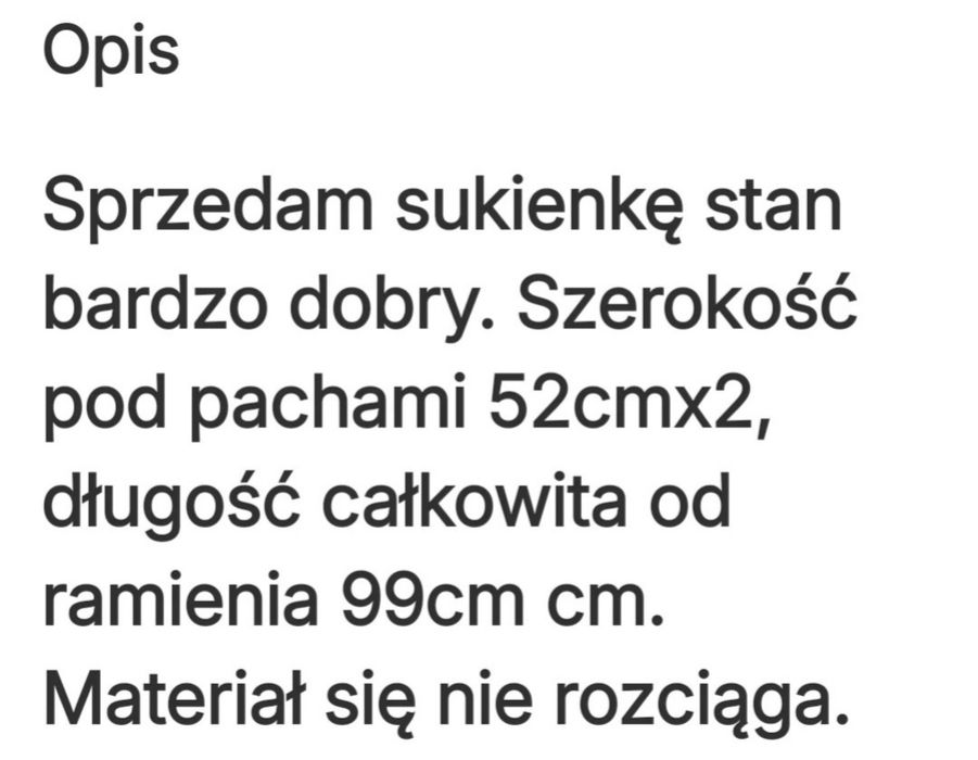 Sukienka beżowa w białe grochy L/40