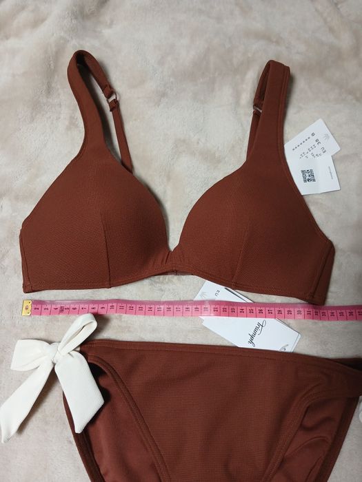 Strój kąpielowy Triumph 38B 38 M 75B brązowy chocolate summer glow p sd kokardki