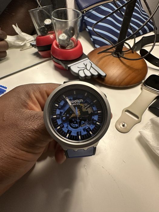 Swatch Big Bold Irony “Azure Blue Daze”