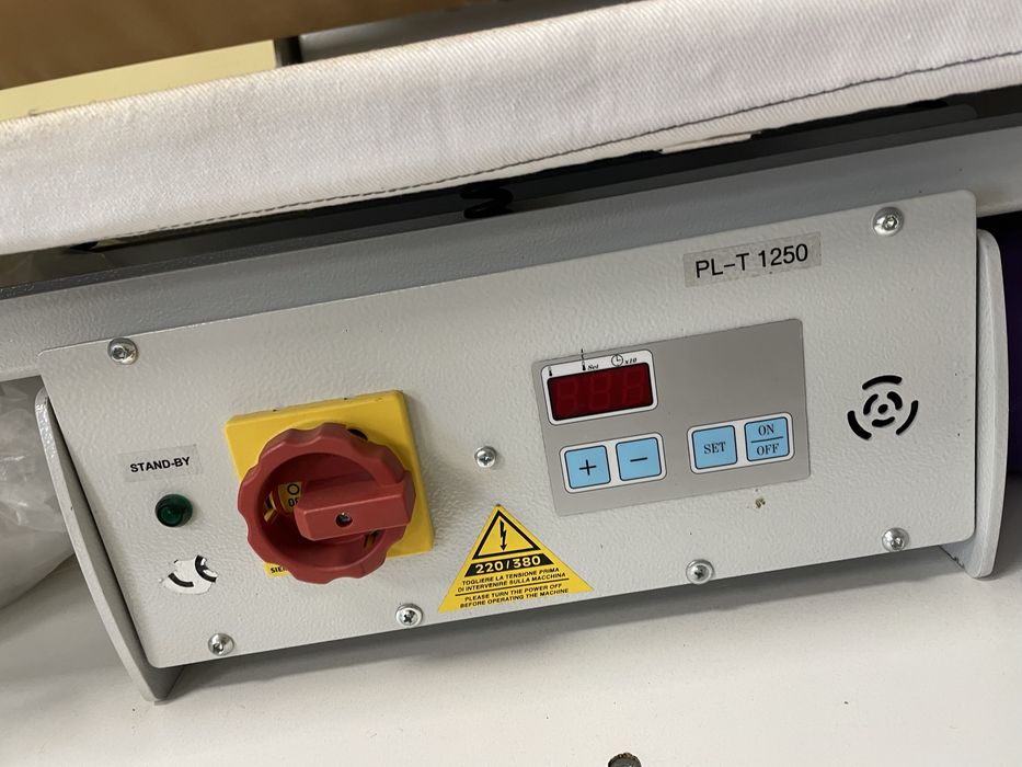 Prasa termopodklejarka COMEL PL/T 1250 plyta 1250 mm sublimacja