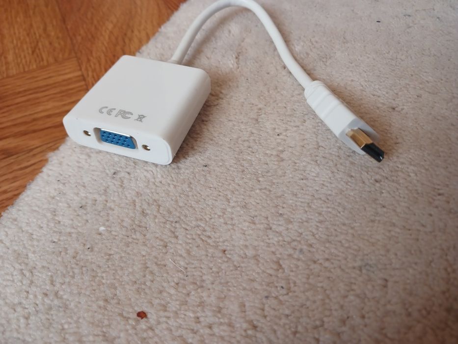 Перехідник HDMI M to VGA F +вихід на наушники