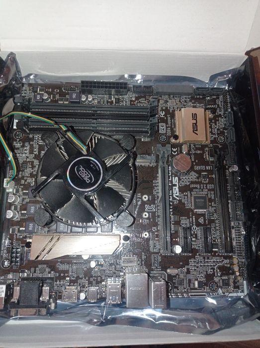 Материнская плата с процесором  I5 6500T плата Asus H170M- Plus