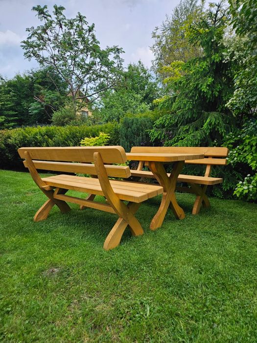 Meble ogrodowe, meble drewniane, meble do ogrodu, ławka, stół