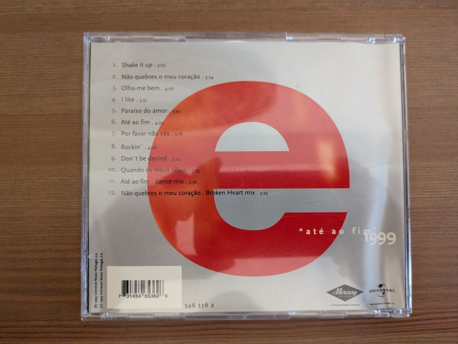 CD "Até ao fim" 1999 Excesso (Como Novo)