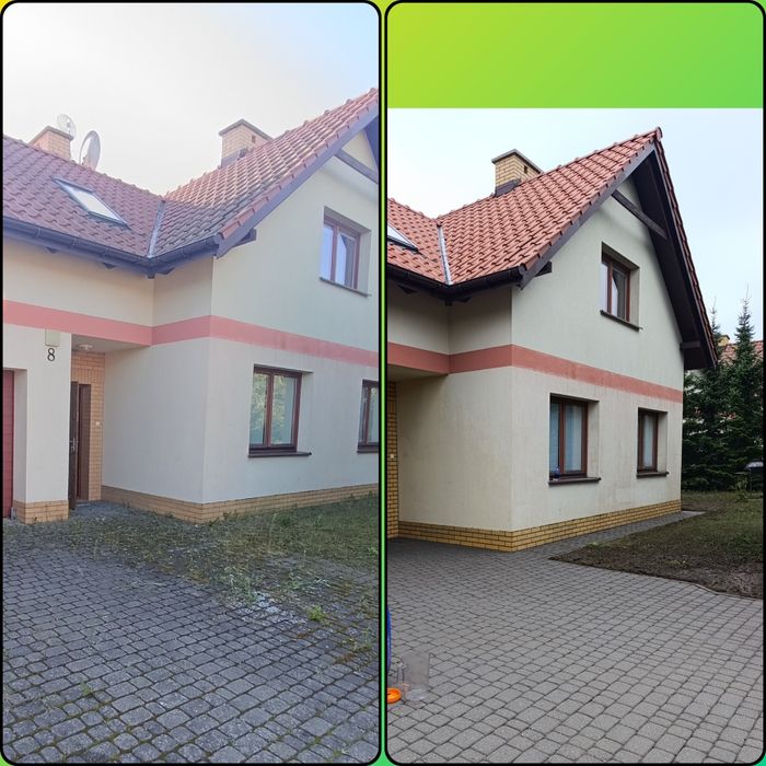 Mycie, czyszczenie - elewacji, kostki, dachu. Wycena Gratis!