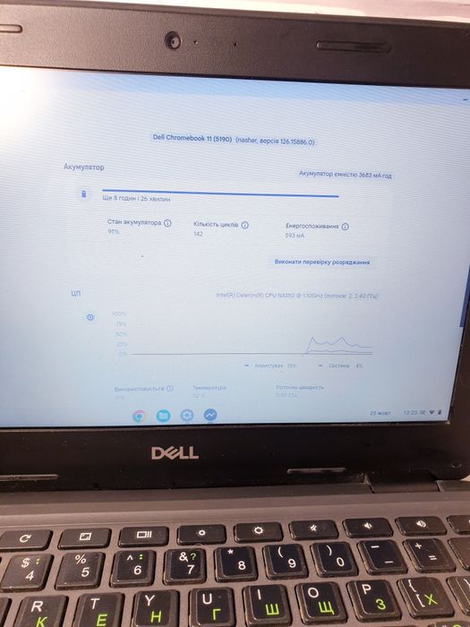 Ноутбук Dell хромбук