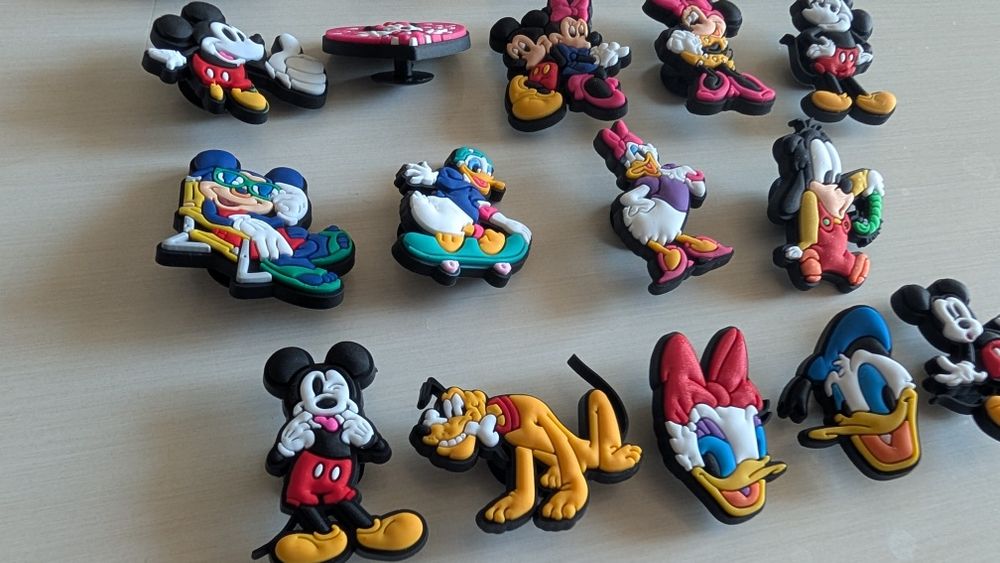 Набор Микки Маус джибитсы Дональд Дак кроксы Дисней Mickey Mouse