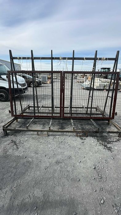 Brama rozwierna panelowa 1.4 x 3 m – brąz – FI 5 – TANIEJ 40% CC02772