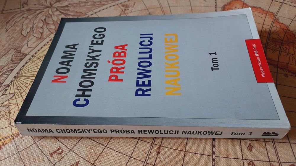 Książka „Noama Chomsky’ego próba rewolucji naukowej. Antologia tekstów, tom I