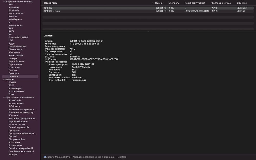 MacBook Pro 13 : 16GB RAM / 1TB SSD / Retina