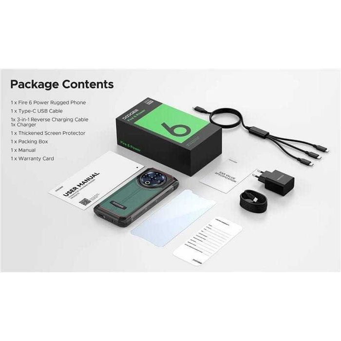 Doogee Fire 6 Power 8GB/256GB IP69K 1.6GHz