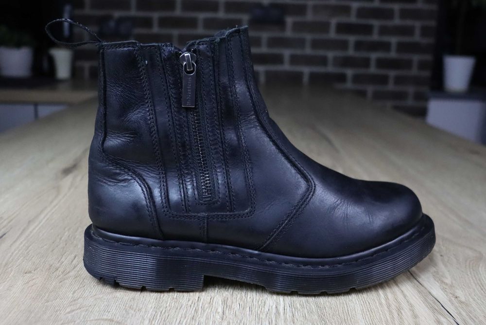 Dr. Martens Alyson skórzane damskie botki sztyblety 39 ( 26 cm)