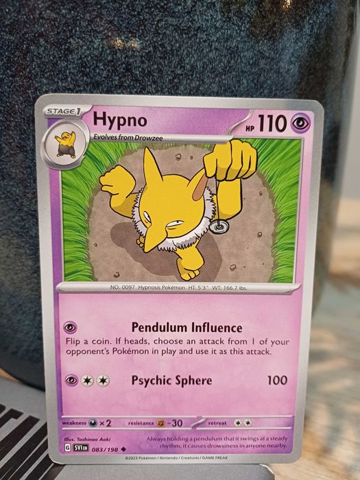 Carta Pokémon Hypno #83