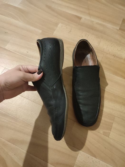 Продам мокасины туфли натуральная кожа мужские р 42