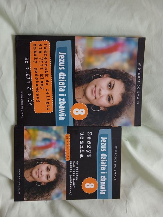 Książka i ćwiczenia klasa 8 religia  "Jezus działa i zbawia"