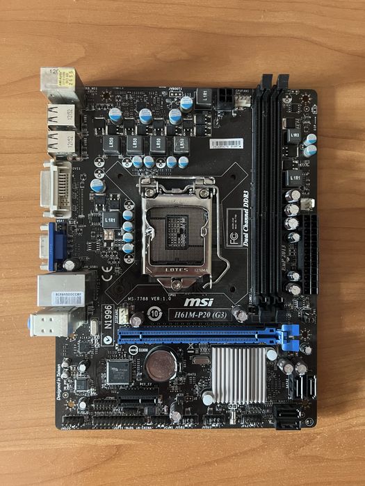 Материнська плата MSI H61M-P20 (G3)
