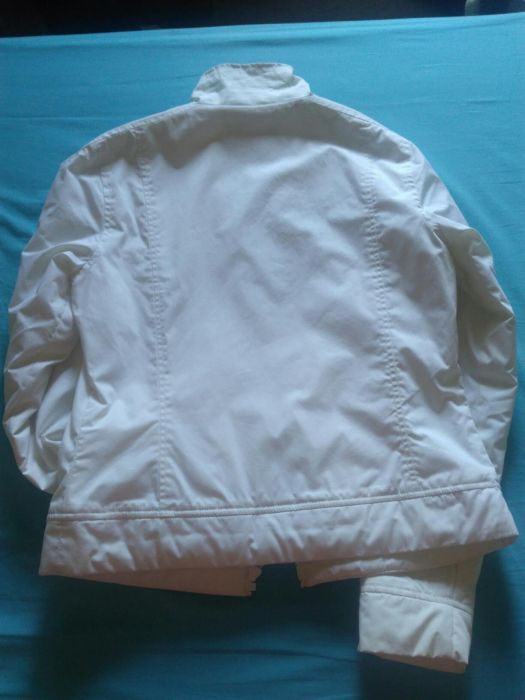 Blusao Casaco Branco Impermiavel Quente Zara