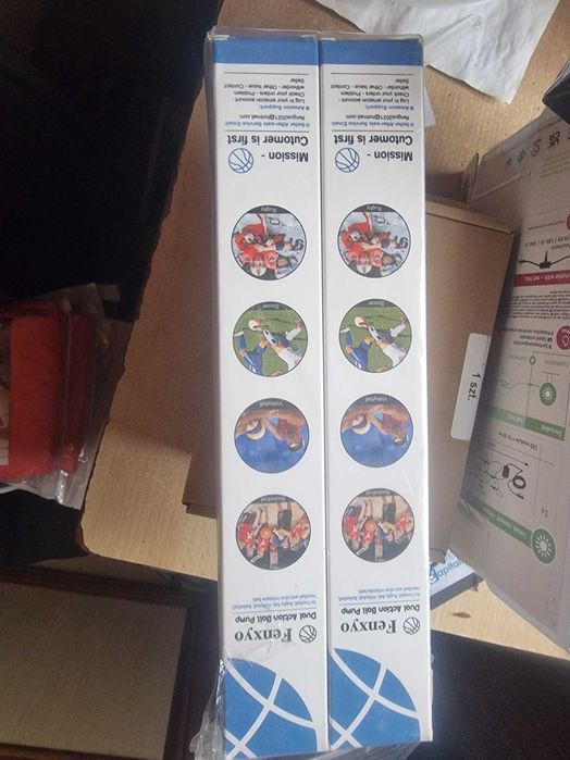 Pompka ręczna do piłek piłki igły 5/10 Zestaw 2szt