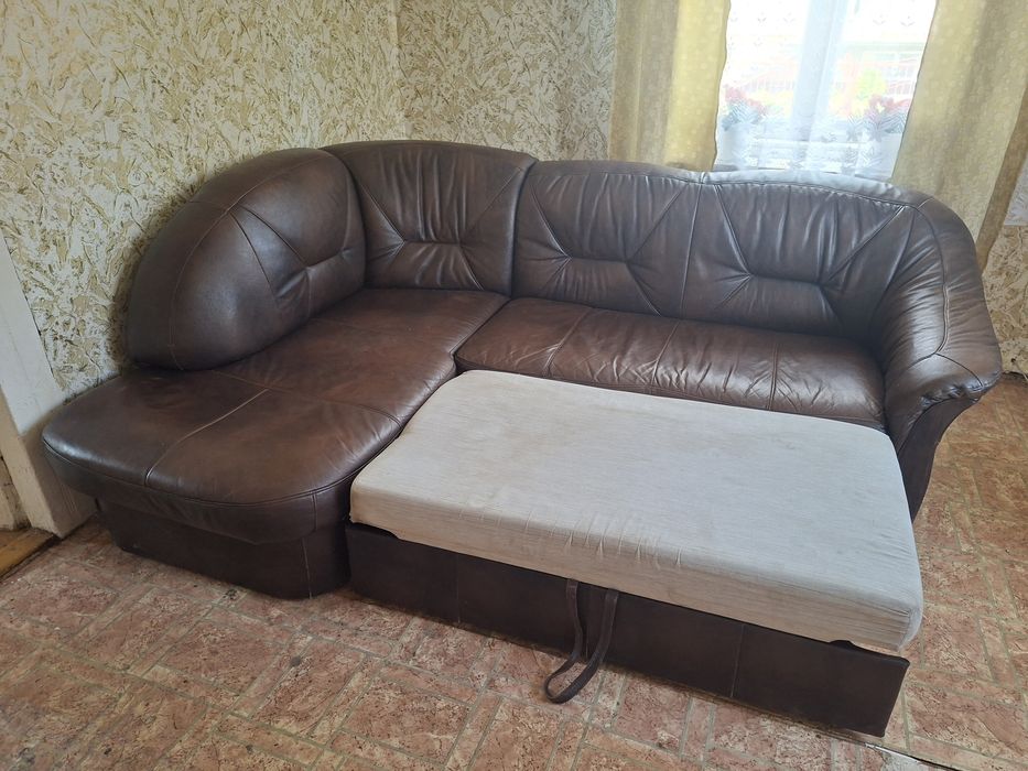 Narożnik skórzany 250x180 cm