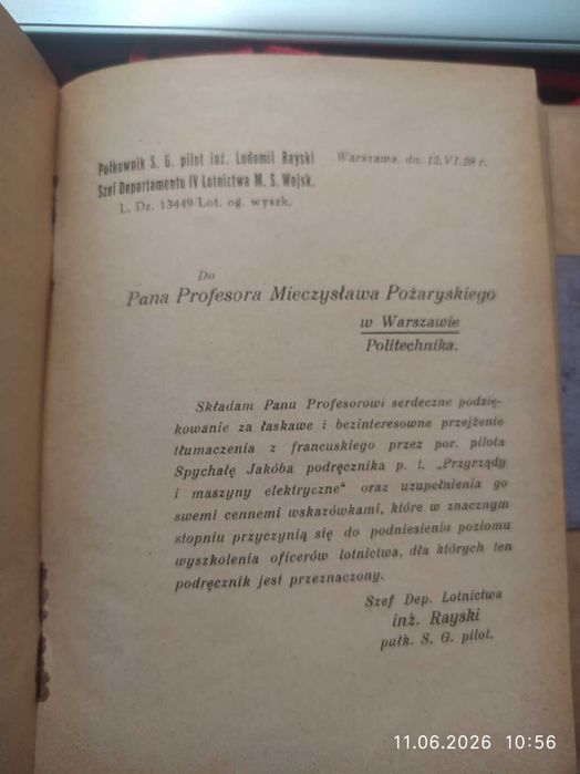Książka techniczna z 1928 r