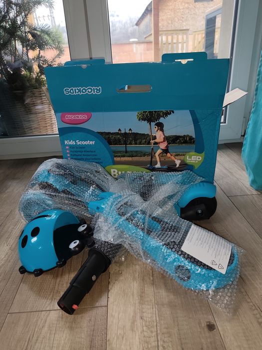 Hulajnoga trójkołowa Ricokids Buggy - turkusowa